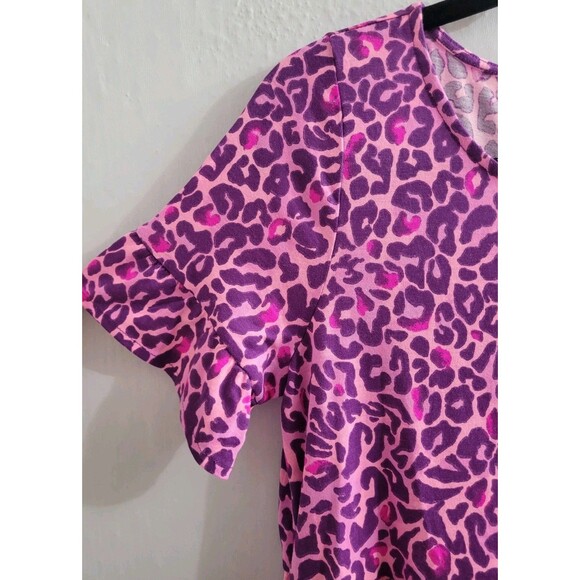 Lilly Pulitzer Jodee Swing Flounce Dress Purple Berry My Favorite Spot Sz M NWT - Picture 5 of 8